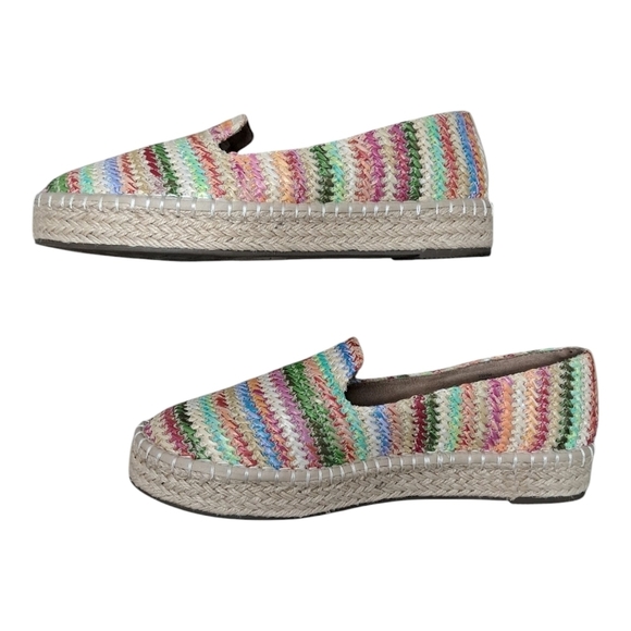 Joie Me Too Cara Espadrille Wedge Slip-On Size 9M Sunner Multi - Picture 5 of 12